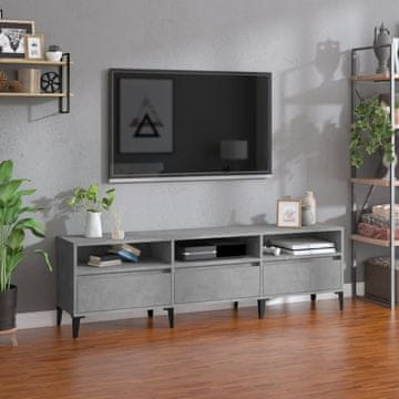 Vidaxl TV ormarić betonsko-sivi 150x30x44,5 cm