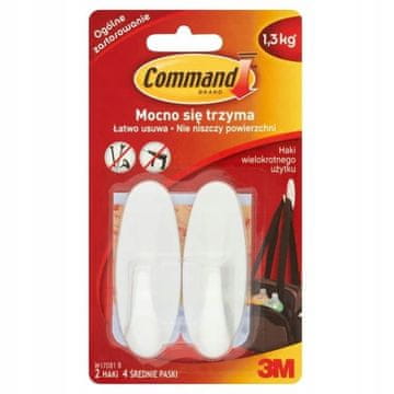 SILA Command vodootporne samoljepljive kuke 2 kom.