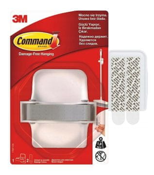 SILA Držač za četku i metlu bez bušenja Command 1 držač 2 remena