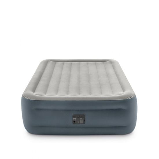 Intex Dura-Beam Essential Rest bračni krevet na napuhavanje, svijetlo siva