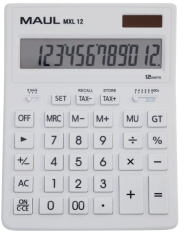 MAUL stolni kalkulator MXL 12, bijeli