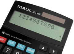 MAUL stolni kalkulator MTL 800, dvoredni (ML7269290)
