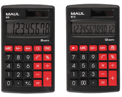 MAUL džepni kalkulator M12, crni (ML7261490)
