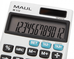 MAUL džepni kalkulator M112, sivi (ML7262295)