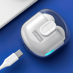 Lenovo In-ear Bluetooth slušalice LENOVO LP12 SinglePoint TWS, bijele