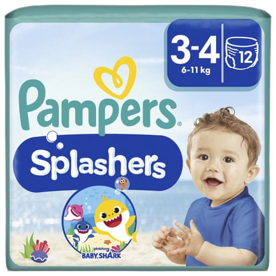 Pampers pelene gaćice za vodu Splashers 3-4 (6-11 kg) 12 komada