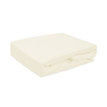 Darymex Plahta s elastičnim uloškom 90x200 frotir COTTON TERRY FREYLE ekology krem ecru