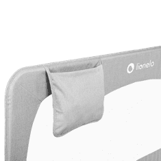 Lionelo Hanna pregrada za krevet, siva