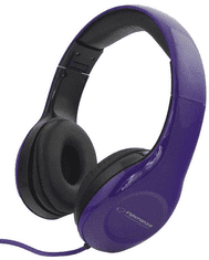 Esperanza Slušalice SOUL; stereo, audio, sklopivi, ljubičasti, 3m