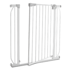 Lionelo TRUUS SLIM ogradica za stepenice/vrata, siva