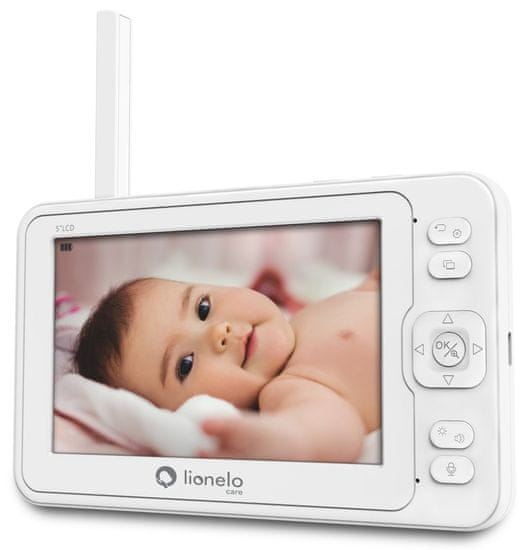 Lionelo BABYLINE 6.2 video baby monitor, bijela