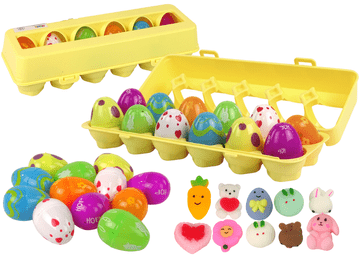 slomart LEAN TOYS Set uskršnjih jaja Squishy (12 komada)