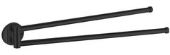 AQUALINE AQUALINE SAMBA Okretni Držač za Ručnike 450mm Crna