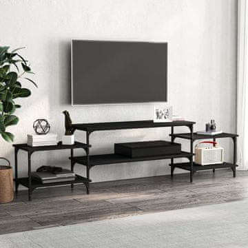 Vidaxl TV ormarić crni 197x35x52 cm materijal na bazi drveta