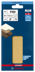 BOSCH Professional 10-dijelni set brusnih papira s 8 rupa EXPERT C470 za vibracijske brusilice, 93 x 186 mm, G 120 (2608900856)