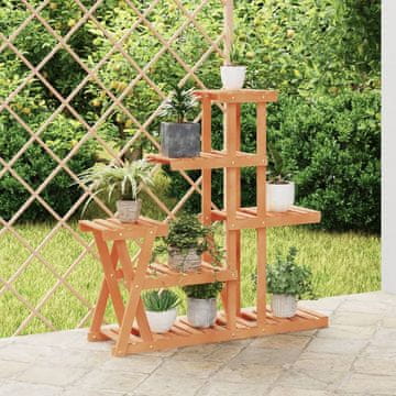 Vidaxl Stalak za biljke, 95x25x96 cm, Masivno drvo jele