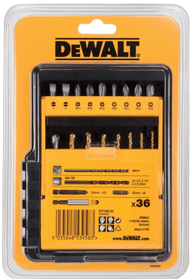 DeWalt DT71565 Set vijaka od 36 dijelova