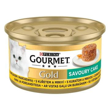 Gourmet GOLD Savory Cake piletina, 12x85 g