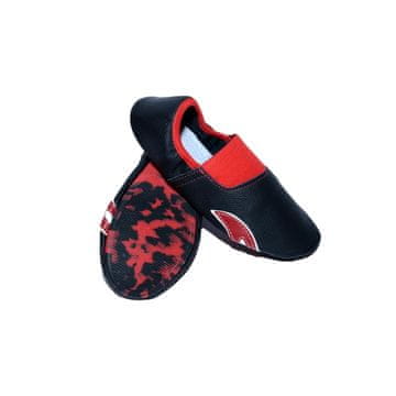 Copa cop Kožne dječačke papuče ŠEKy - Crvene