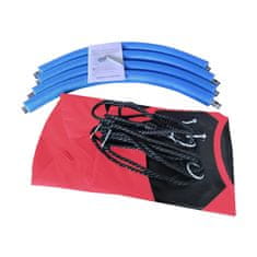 Aga Viseća ljuljačka krug 120 cm Crvena