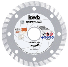 KWB dijamantna rezna ploča White-Line, 115 mm (49797170)