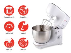 Alpina kuhinjski robot, 5 l, bijeli