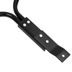 Vidaxl Vrtni valjak za travnjak s guranjem crni 63 L željezni