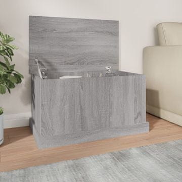 Vidaxl Komoda, sivi hrast sonoma, 70x40x38, materijal na bazi drva