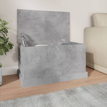 Vidaxl Komoda, betonsko siva, 70x40x38 cm, materijal na bazi drva