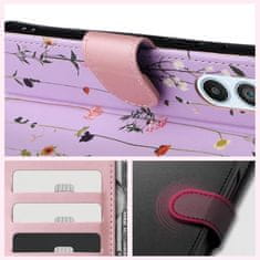 Tech-protect Wallet preklopna maska za Samsung Galaxy A54 5G, garden violet