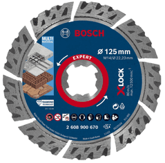 BOSCH Professional dijamantna rezna ploča EXPERT MultiMaterial X-LOCK, 125 x 22,23 x 2,4 x 12 mm (2608900670)