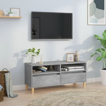 Vidaxl TV ormarić betonsko-sivi 100x34,5x44,5 cm
