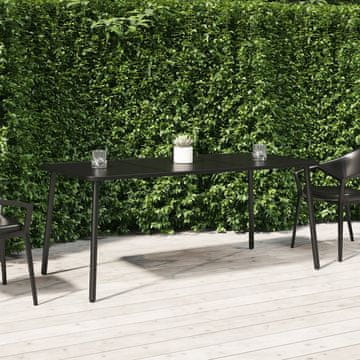 Vidaxl Vrtni stol, antracit, 165x80x71 cm, čelik