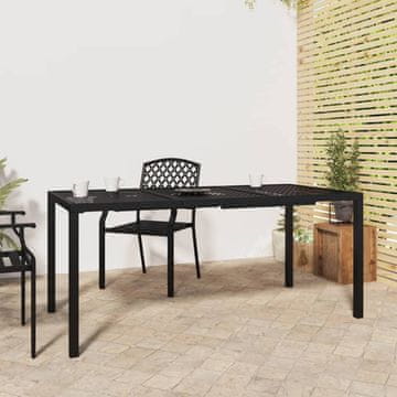 Vidaxl Vrtni stol, antracit, 165x80x72 cm, čelik