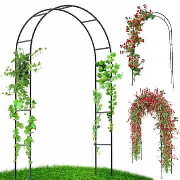 Severno Vrtna pergola za cvijeće, ruže, luk "Slatko ljeto"