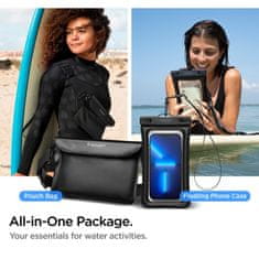 Spigen A621 vodootporna torba za mobil, crno