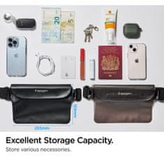 Spigen A620 vodootporna torba za mobil, crno