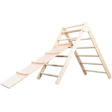 Tuktuk Montessori penjalica s toboganom Pikler Triangle