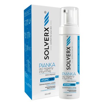 SOLVERX Pianka do higieny intymnej dla kobiet Atopic Skin 200 ml