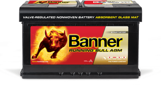 Banner Running Bull AGM akumulator, 80 Ah, (D+), 12 V