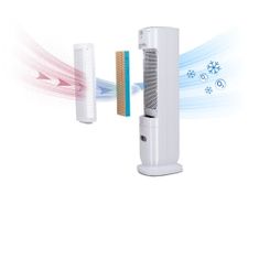Klarstein Polar Tower rashlađivač zraka/pametni ventilator, bijela