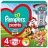 Pampers Active Baby Pants Paw Patrol pelene-gaćice vel. 4 (72 ks plenek) 9-15 kg