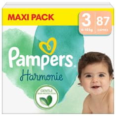 Pampers Harmonie pelene, veličina 3 (6-10 kg), 87 pelena