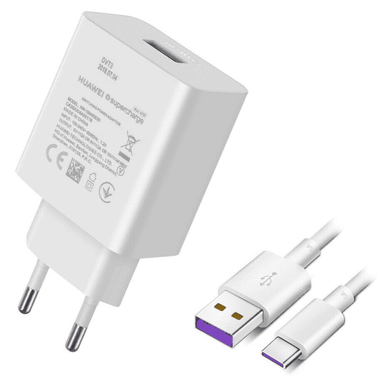 Huawei HW-100400E00 originalni kućni punjač, ​​4A 40 W, + kabel Tip C HL-1289