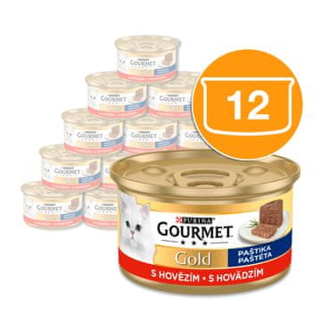 Gourmet GOLD Goveđa pašteta, 12x85 g