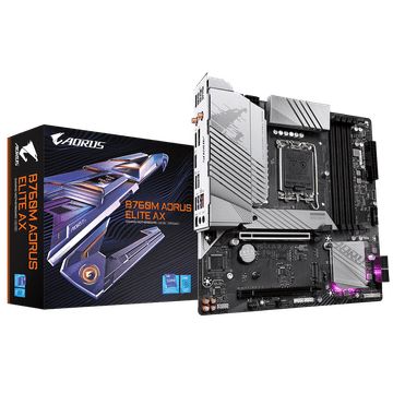 Gigabyte B760M Aorus Elite AX matična ploča, LGA1700, Micro ATX