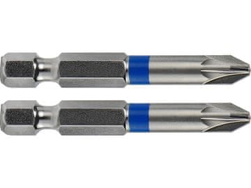 Križni vrh 4741313 set od 2 križna svrdla, PZ 3x50mm, S2, FORTUM- , set od 2 križna svrdla, PZ 3x50mm, S2, FORTUM- , S2