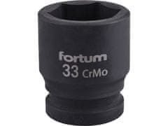 Fortum Utičnica (4703033) udarni nasadni ključ, 3/4", 33 mm, D 57 mm, CrMoV