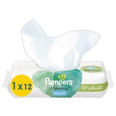 Pampers Harmonie Aqua hidratantne maramice, 12 komada