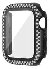 Bez brige Bling Bumper maska ​​za Apple Watch 41 mm, crna